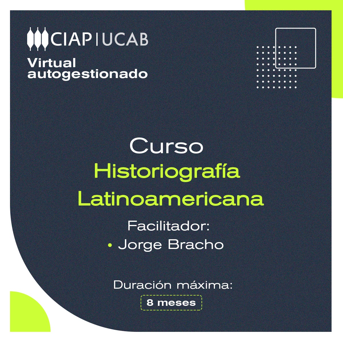 Curso. Historiografía Latinoamericana.