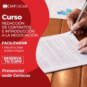 Curso. Redacción de Contratos e introducción a la negociación.