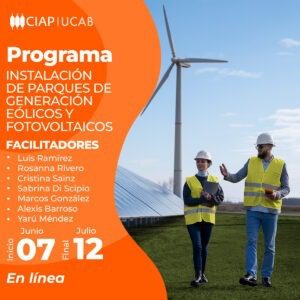 Programa. Instalación de parques de generación eólicos y fotovoltaicos.