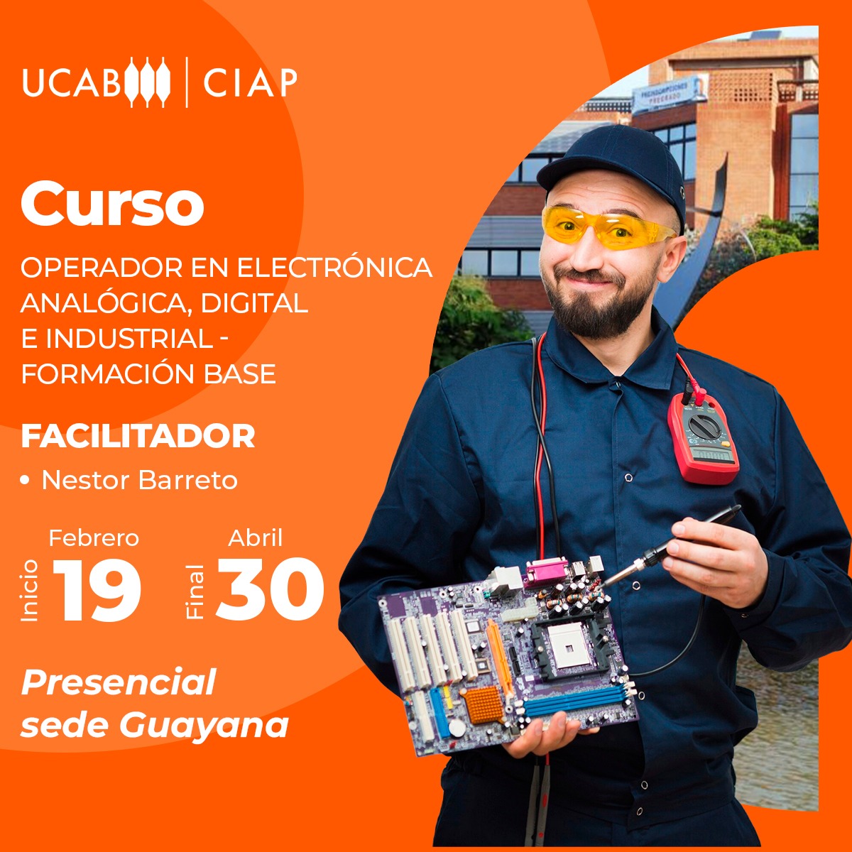 Curso. Operador en electrónica analógica, digital e industrial - Formación Base -