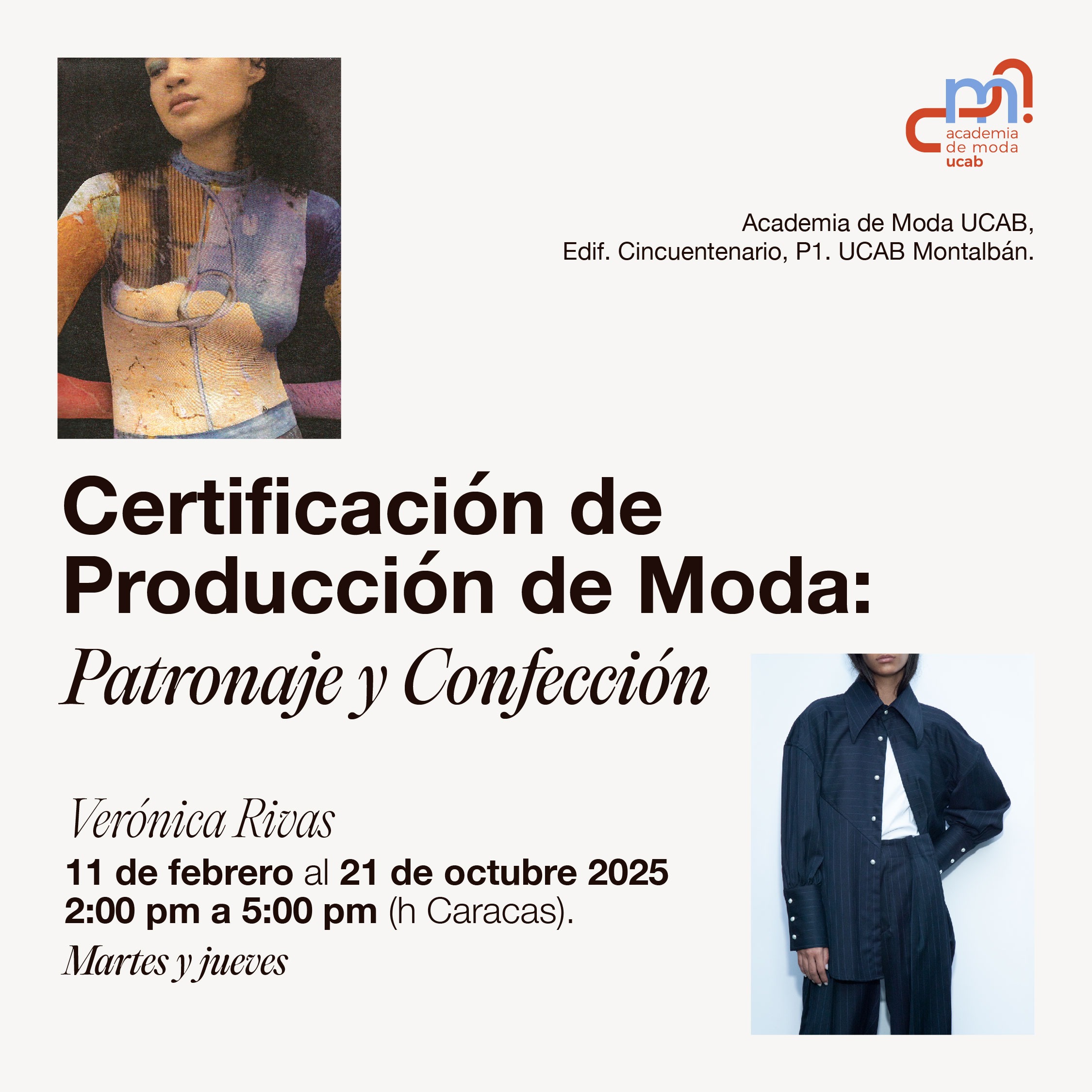 Certificación. Producción de moda: Patronaje y Confección.