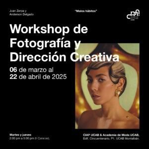 Workshop. Dirección creativa y fotografía de moda.